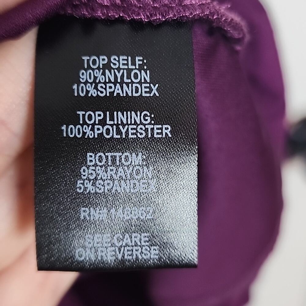Torrid Dark Purple Eggplant Colored Lace Corset Bodysuit, NWT, 4X - Picture 8 of 8